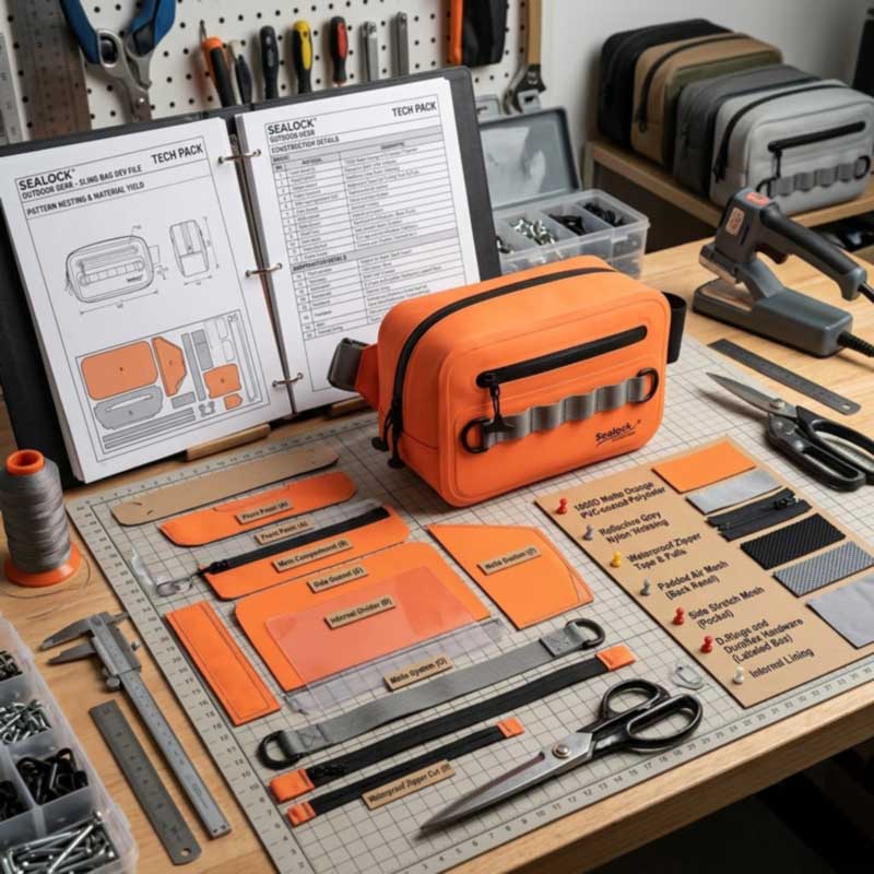 OEM Vedenpitävä Sling Bag toimittaja